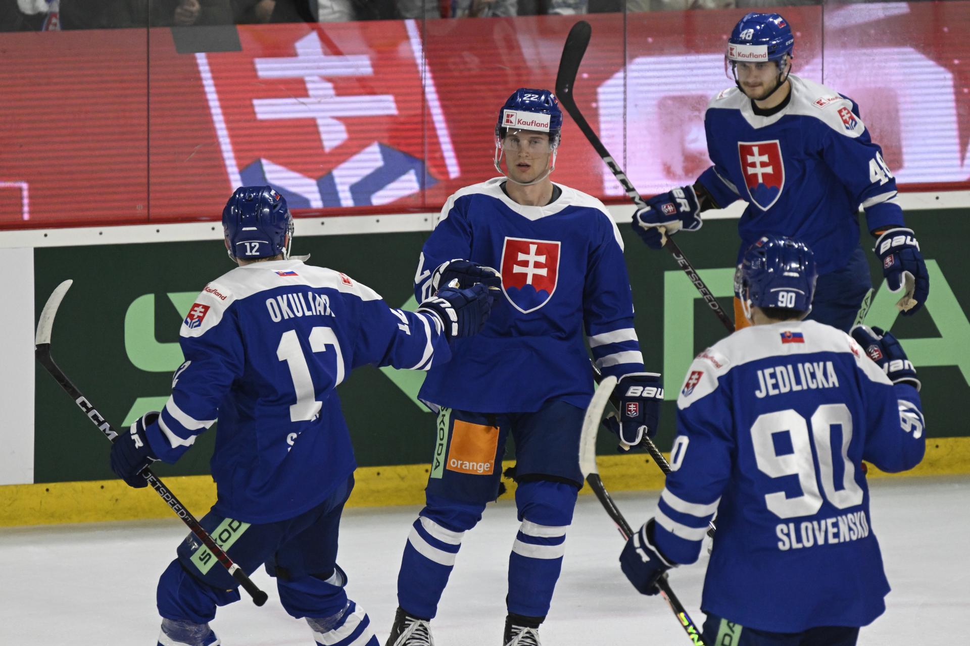 Rozhodli sekundu pred koncom. Slovenskí hokejisti zvládli posledný zápas pred šampionátom