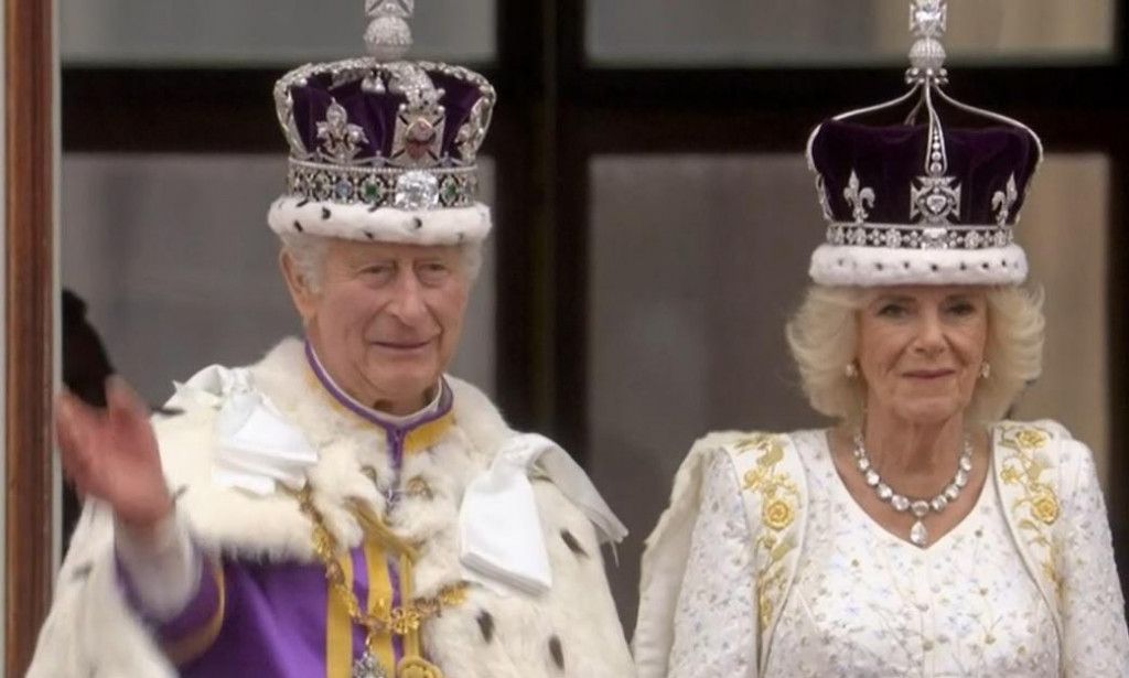 Koniec korunovácie Karola III. FOTO: Twitter/Coronation2023