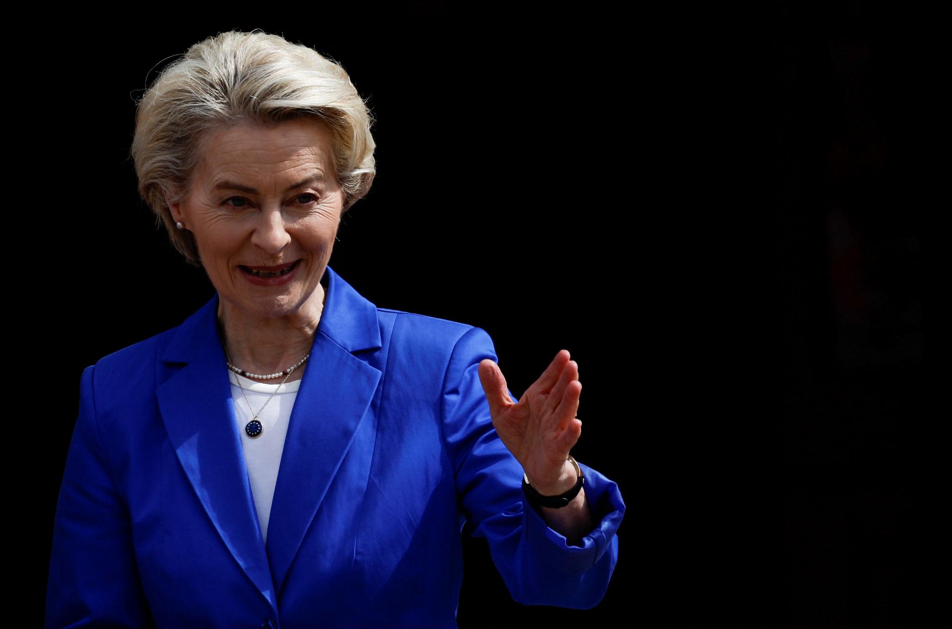 Ursula von der Leyen przyjechała do Kijowa na Dzień Europy