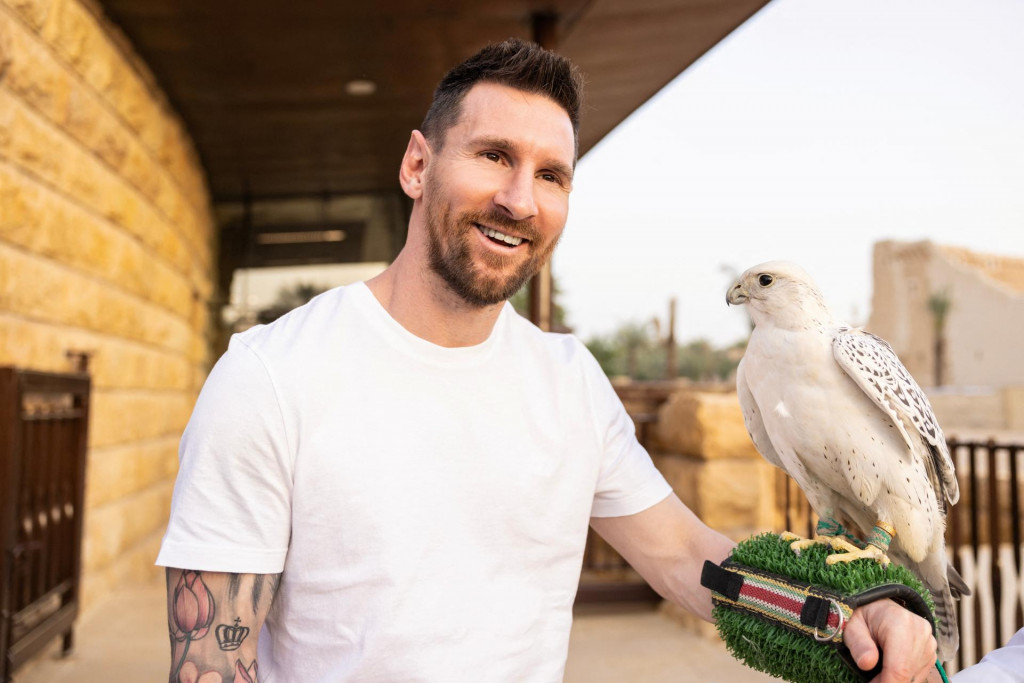 Messi je ambasádorom saudskoarabského cestovného ruchu. Pritom len pred pár dňami sa ikonický hráč vrátil z krátkeho výletu u Saudov. FOTO: Reuters