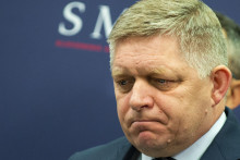 Predseda Smeru-SSD Robert Fico. FOTO: TASR/Jakub Kotian