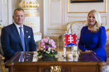 Prezidentka Zuzana Čaputova a predseda parlamentu Boris Kollár. FOTO: TASR/Jaroslav Novák