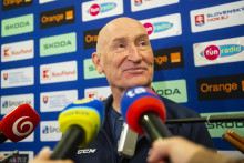Tréner slovenskej hokejovej reprezentácie Craig Ramsay. FOTO: TASR/Jakub Kotian
