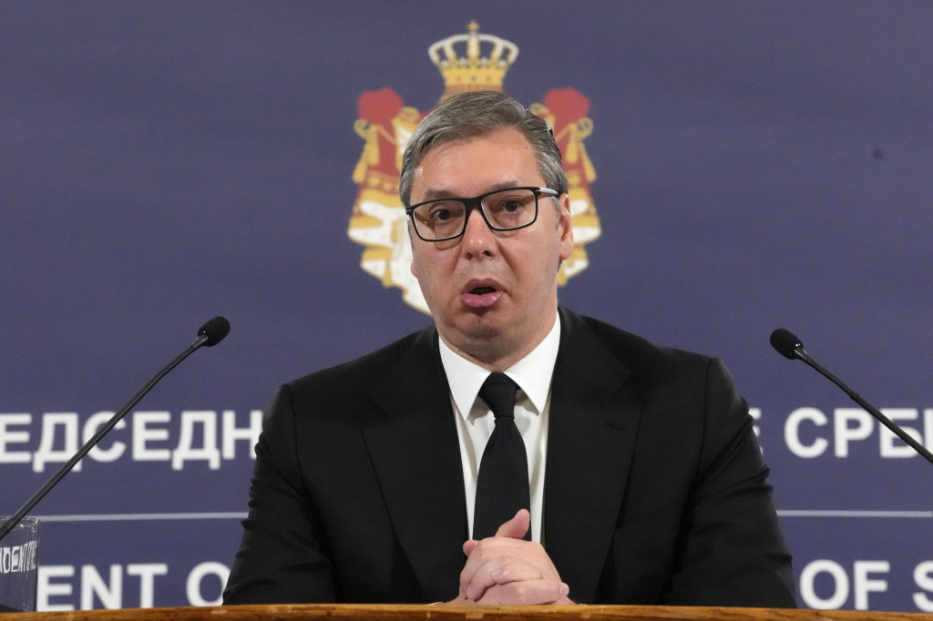 Srbský prezident Aleksandar Vučič. FOTO: TASR/AP