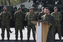 Ukrajinský prezident Volodymyr Zelenskyj. FOTO: TASR/AP