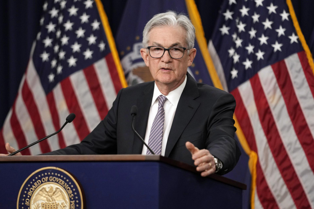 Na snímke je šéf americkej centrálnej banky Fed Jerome Powell. FOTO: TASR/AP