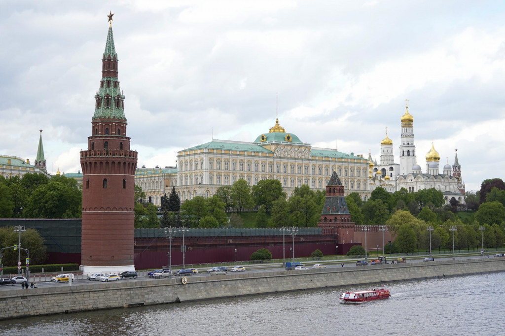 Pohľad na moskovský Kremeľ. FOTO: TASR/AP