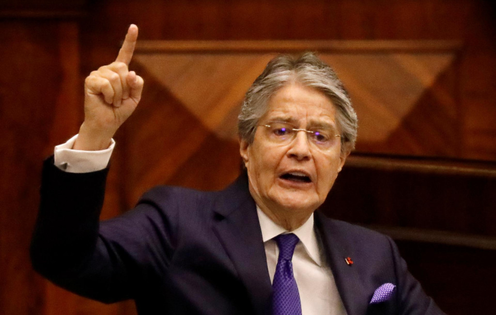 Ekvádorský prezident Guillermo Lasso. FOTO: Reuters