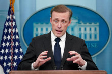 Poradca amerického Bieleho domu pre národnú bezpečnosť Jake Sullivan. FOTO: Reuters