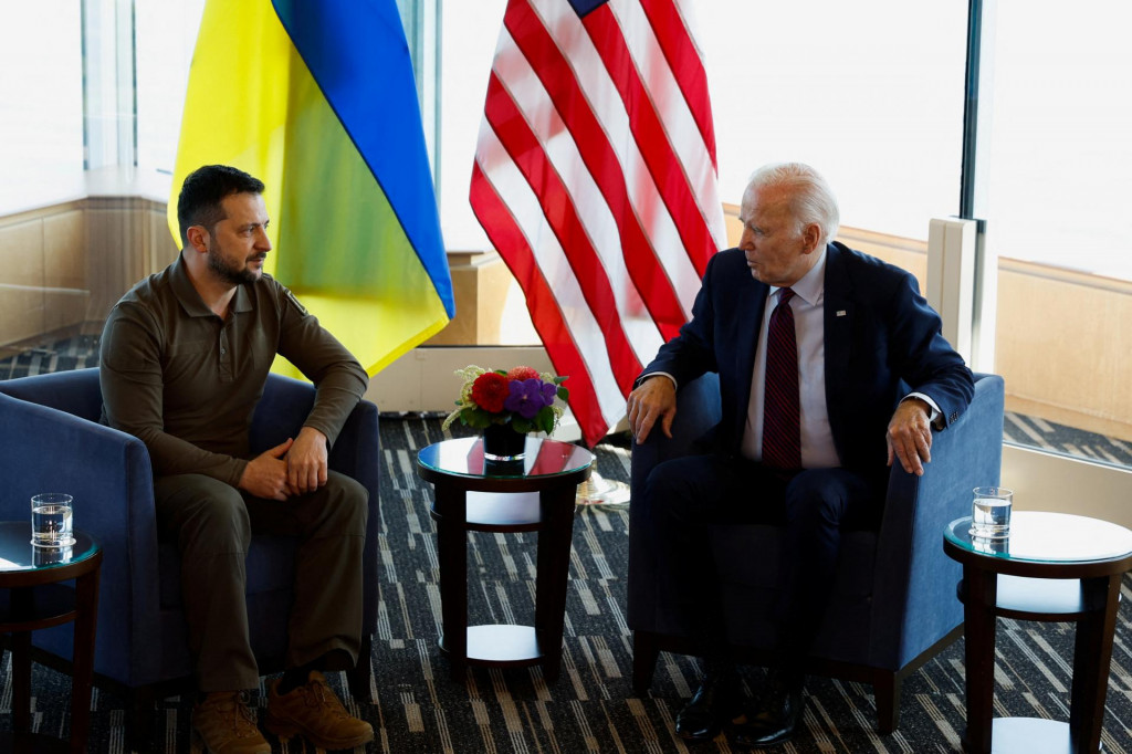 Joe Biden a Volodymyr Zelenskyj. FOTO: Reuters