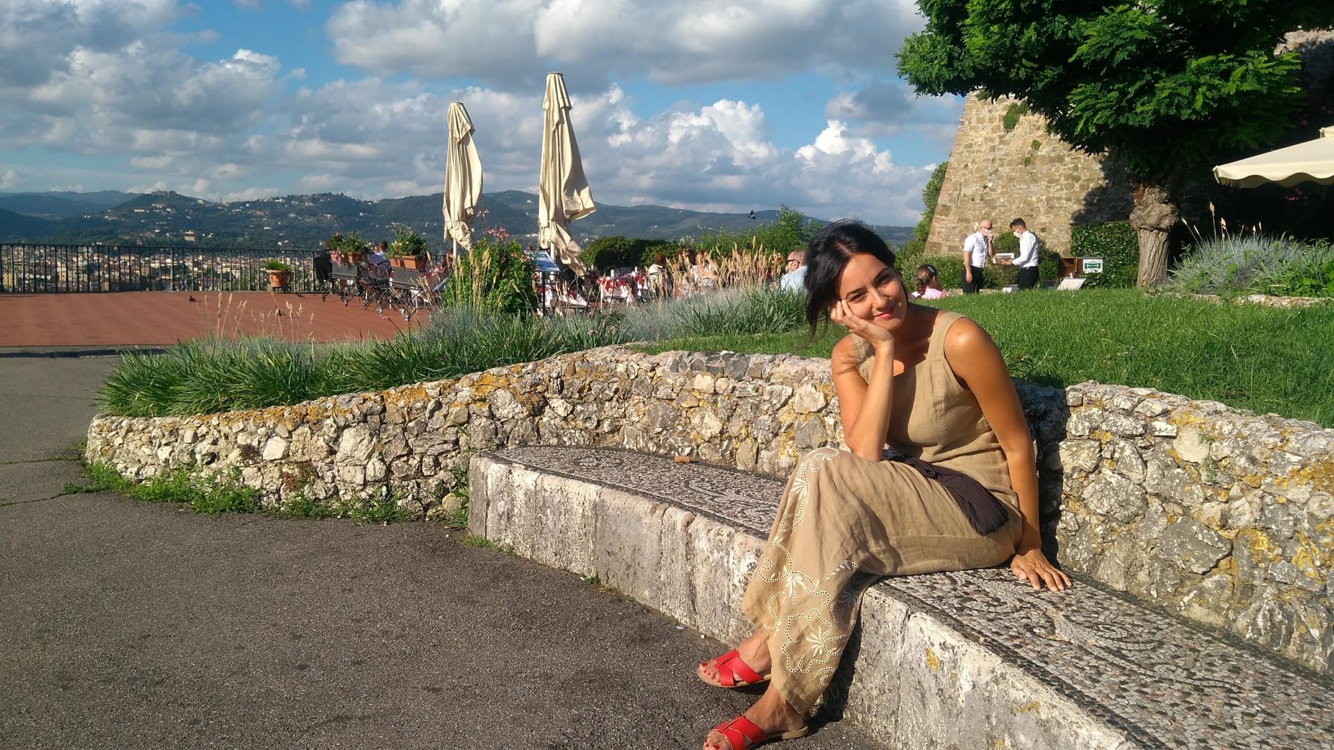Femme slovaque à Florence : La fierté est la première chose ici, le plaisir est la seconde.  Cependant, vous ne pouvez pas manger des statues de David