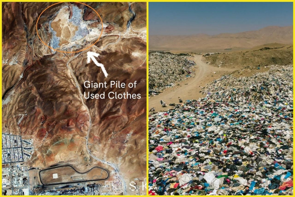 Gigantická skládka odpadu v Čile