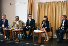 Snímka je z konferencie HN Biznis fórum Poľsko – Slovensko, ktorá sa uskutočnila 25. mája v Hoteli Devín.
FOTO: HN/Pavol Funtál