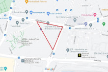 Penta Real Estate kúpila pozemky od HB Reavis v bratislavskom Starom Meste. MAPA: Google Maps; HN
