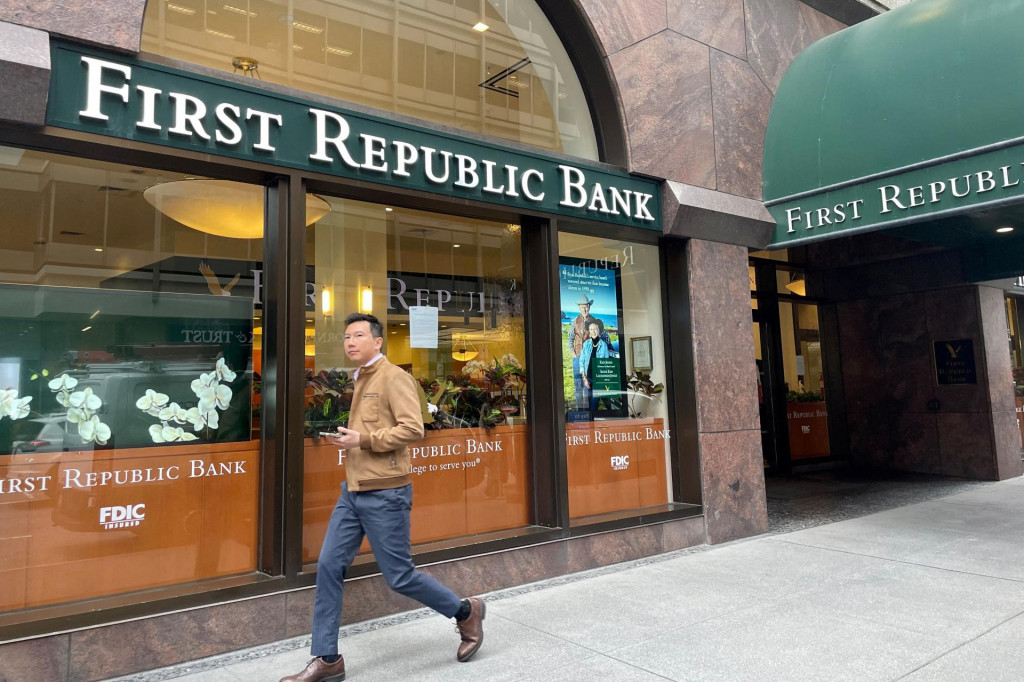 Pobočka First Republic Bank. FOTO: Reuters