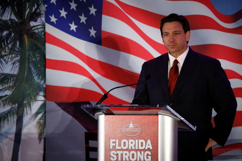 Guvernér Floridy Ron DeSantis. FOTO: Reuters