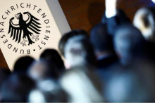 Logo nemeckej Spolkovej spravodajskej služby BND. FOTO: Reuters