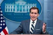 Hovorca Bieleho domu pre národnobezpečnostné otázky John Kirby. FOTO: Reuters