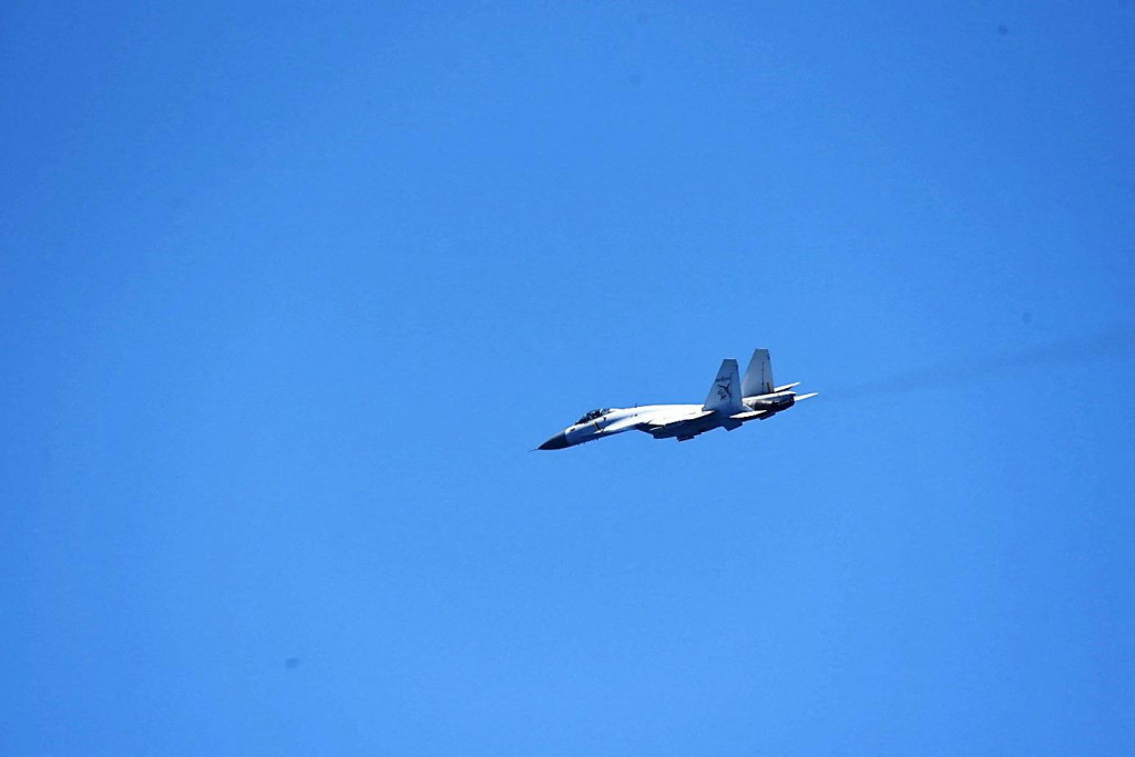 Č&iacute;nske st&iacute;hacie lietadlo, ilustračn&aacute; fotografia. FOTO: Ministerstvo obrany Japonska