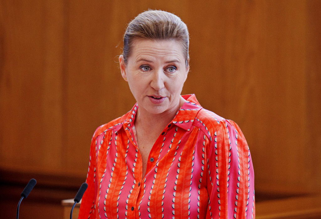 Dánska premiérka Mette Frederiksenová. FOTO: Ritzau Scanpix/Reuters