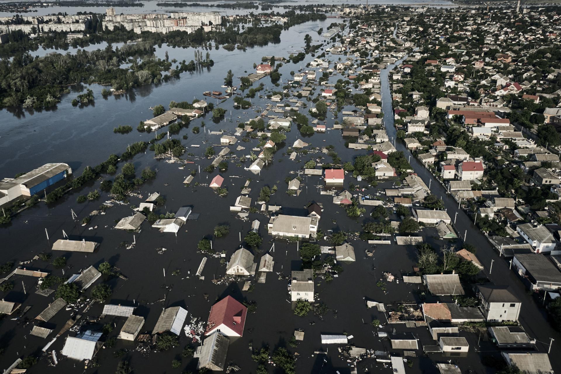 Britské média upozorňujú na možné následky zničenie Kachovskej priehrady, zaplavilo takmer 30 miest