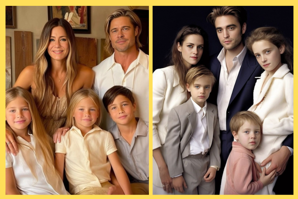 Brad Pitt a Jennifer Aniston, Robert Pattinson a Kristen Stewart