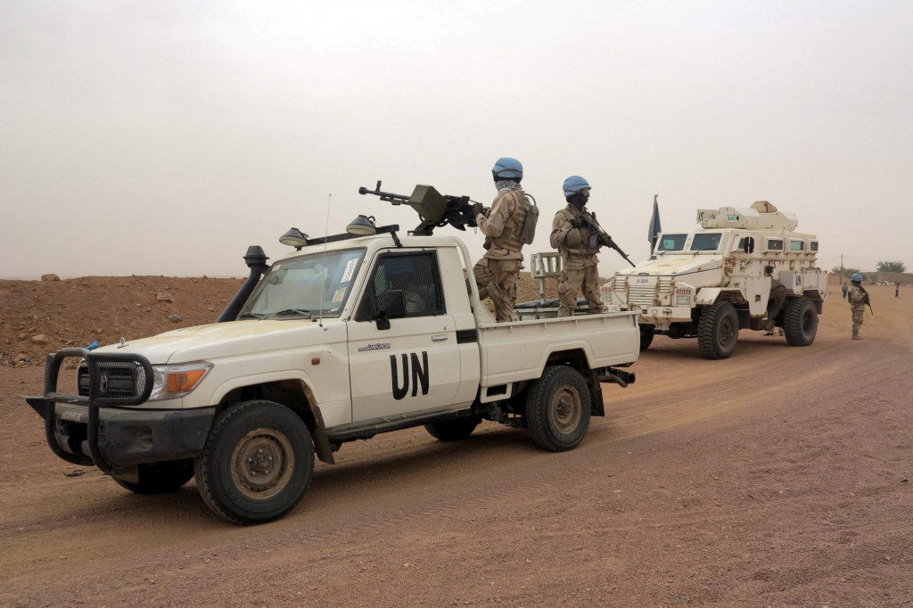 Hliadka mierových síl OSN v Kidal, Mali, ilustračná fotografia. FOTO: Reuters