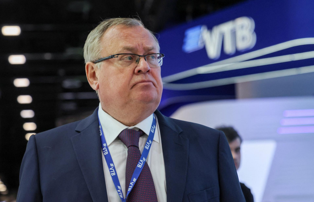 Šéf banky VTB Andrej Kostin. FOTO: Reuters