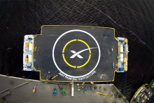 Pristávacia plošina spoločnosti SpaceX.