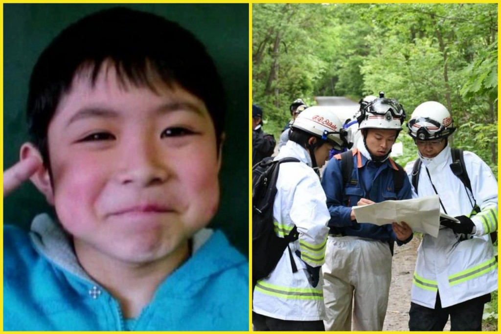 Za to, že sedemročný Yamato Tanooka hádzal kamene, ho rodičia nechali stáť na kraji odľahlej cesty v hlbokých horách v oblasti Hokkaidó.