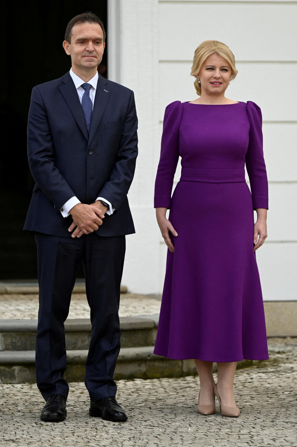 Prezidentka Zuzana Čaputov&aacute; a premi&eacute;r Ľudov&iacute;t &Oacute;dor. FOTO: Reuters