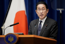 Japonský premiér Fumio Kišida. FOTO: TASR/AP