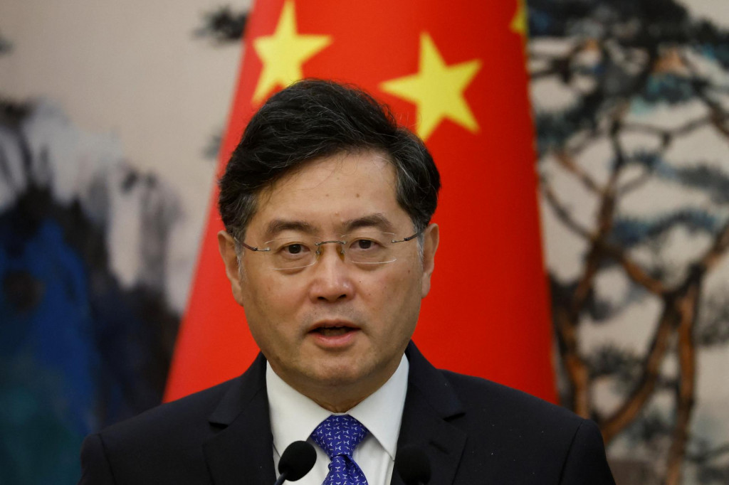 Čínsky minister zahraničných vecí Qin Gang. FOTO: Reuters