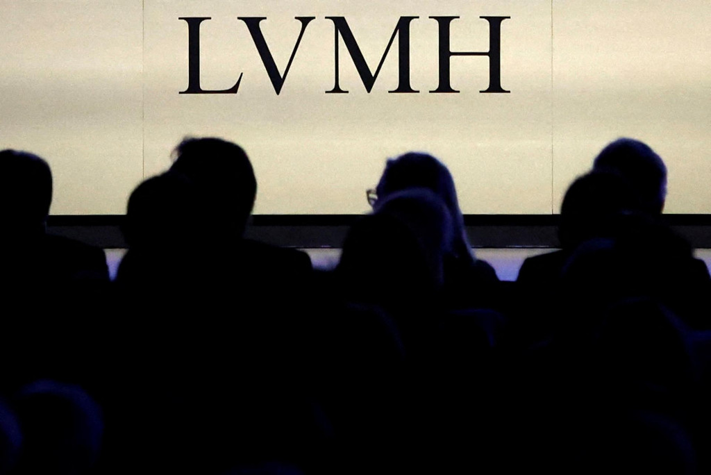 Logo LVMH Moet Hennessy Louis Vuitton. FOTO: Reuters