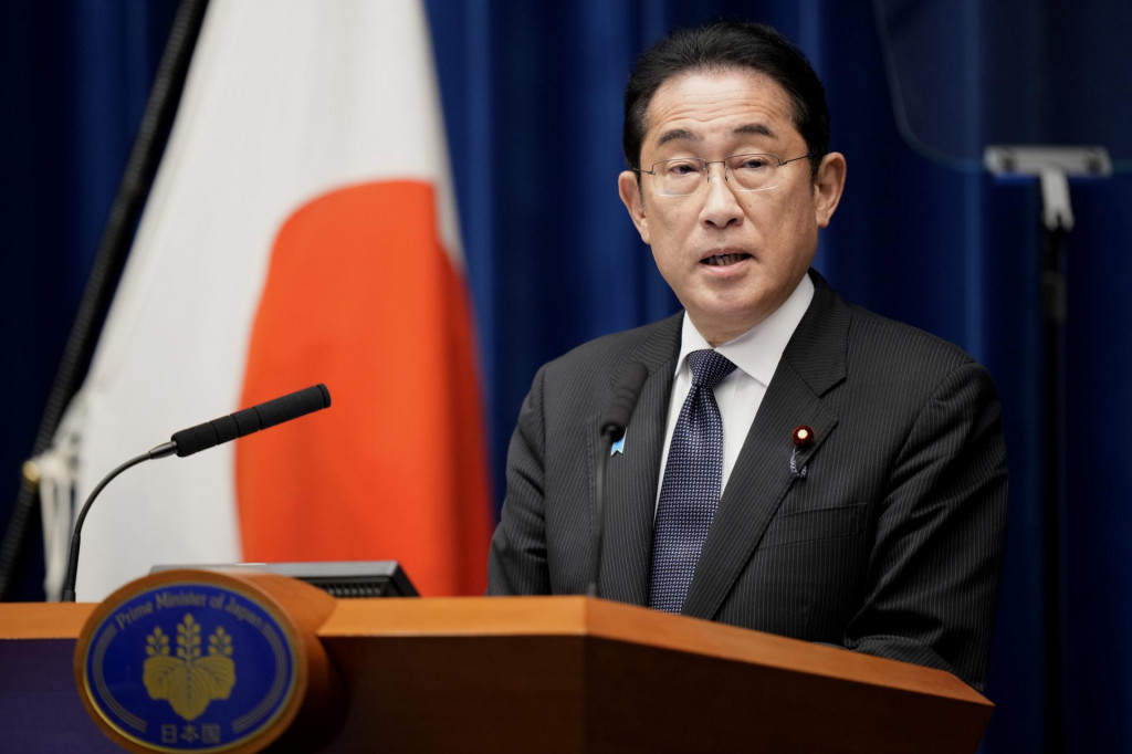 Japonský premiér Fumio Kišida. FOTO: TASR/AP
