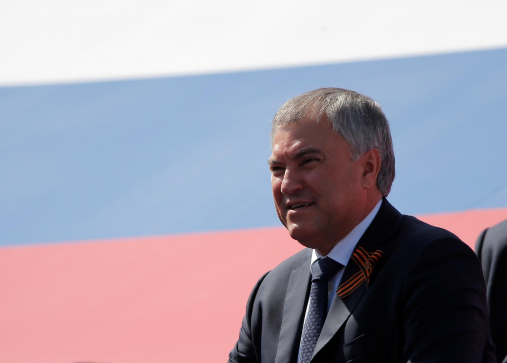 Predseda Štátnej dumy Vjačeslav Volodin. FOTO: Reuters
