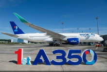Na letisku v Bratislave bude čoskoro možné pravidelné vídať Airbusy 350 od španielskeho dopravcu. FOTO: samchui.com