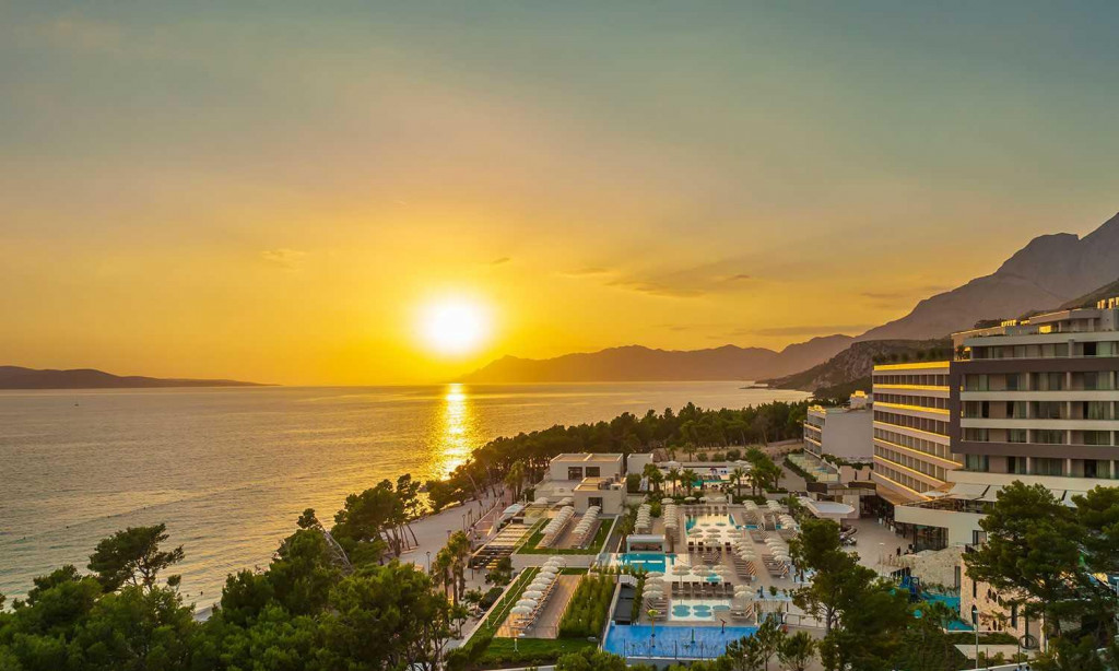 Na snímke Aminess Khalani Beach Hotel v meste Makarská v Dalmácii. FOTO: Aminess