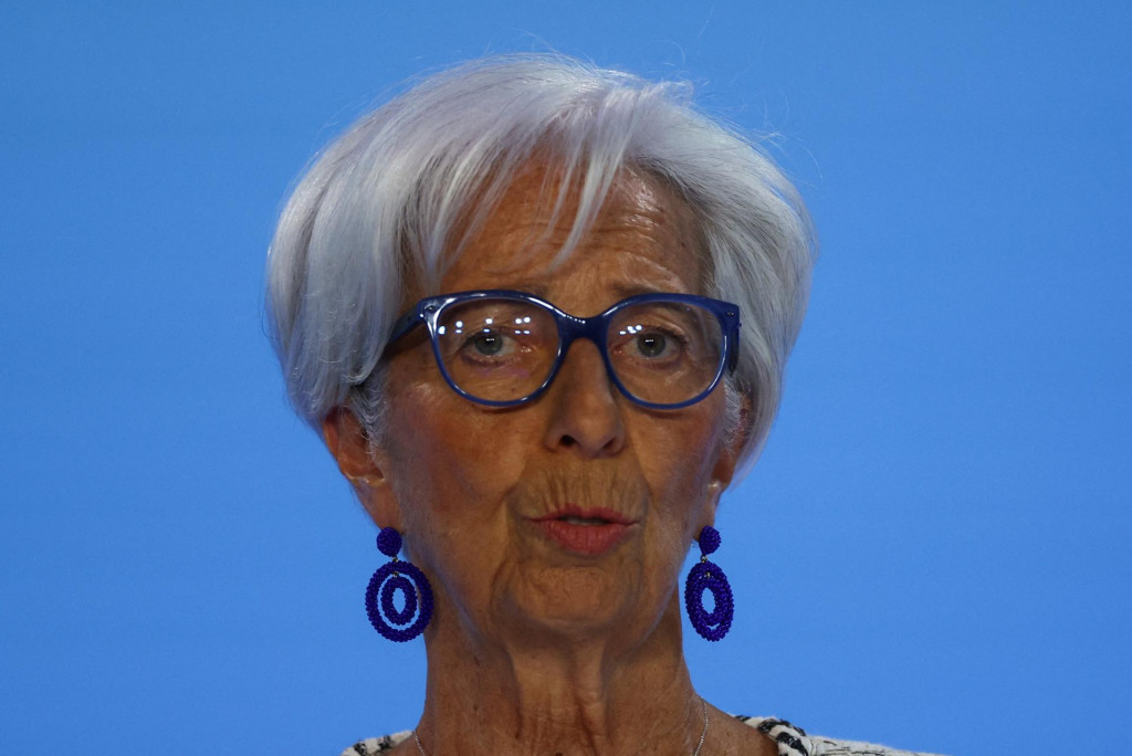 Prezidentka Eur&oacute;pskej centr&aacute;lnej banky Christine Lagardeov&aacute;. FOTO: Reuters