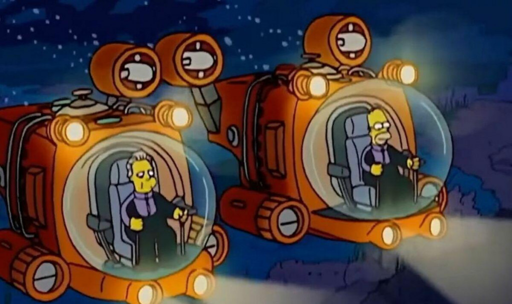 Simpsonovci priniesli epizódu, ktorej zápletka pripomína zmiznutie ponorky Titan