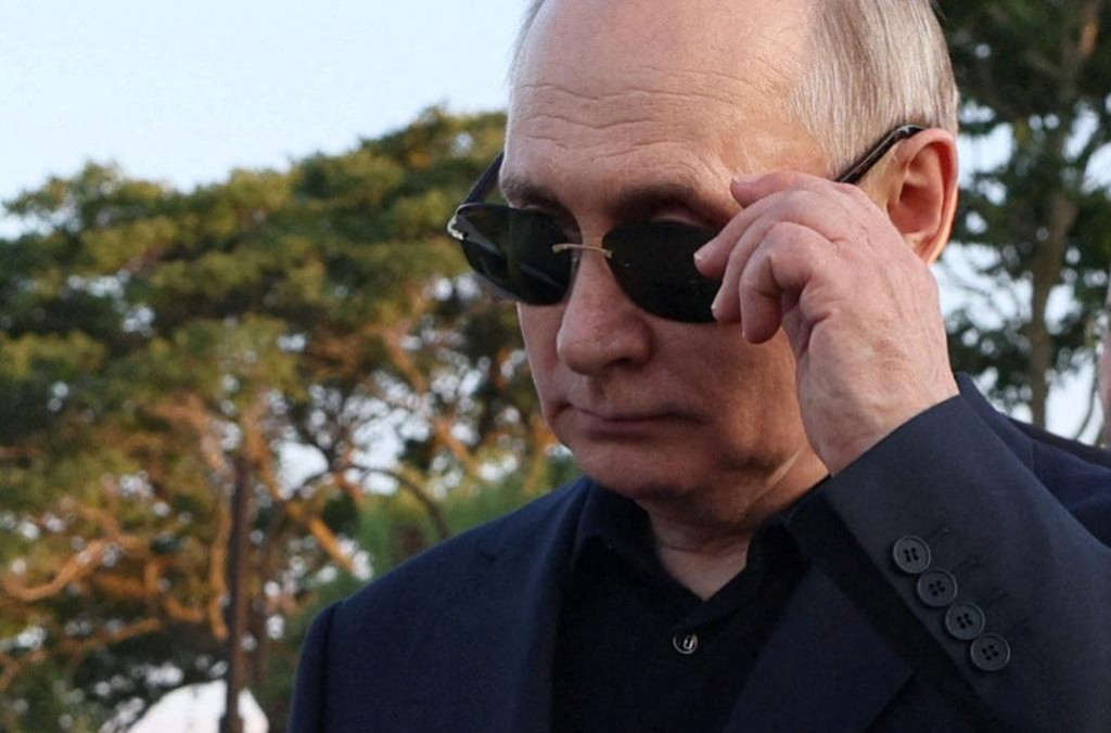 Ruský prezident Vladimir Putin na návšteve Dagestanu. FOTO: Reuters
