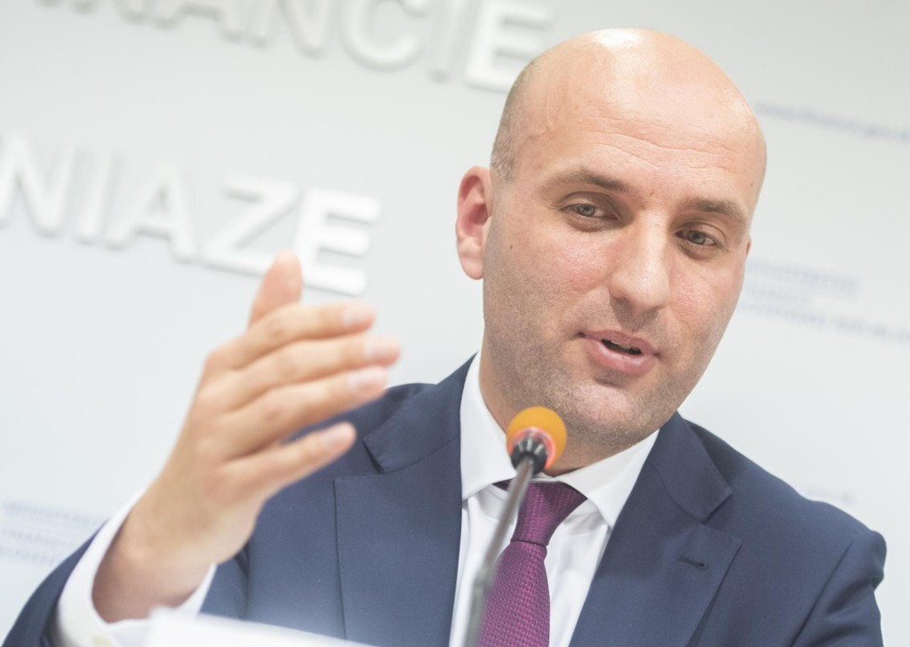 Minister financi&iacute; Michal Horv&aacute;th. FOTO: TASR/M. Baumann