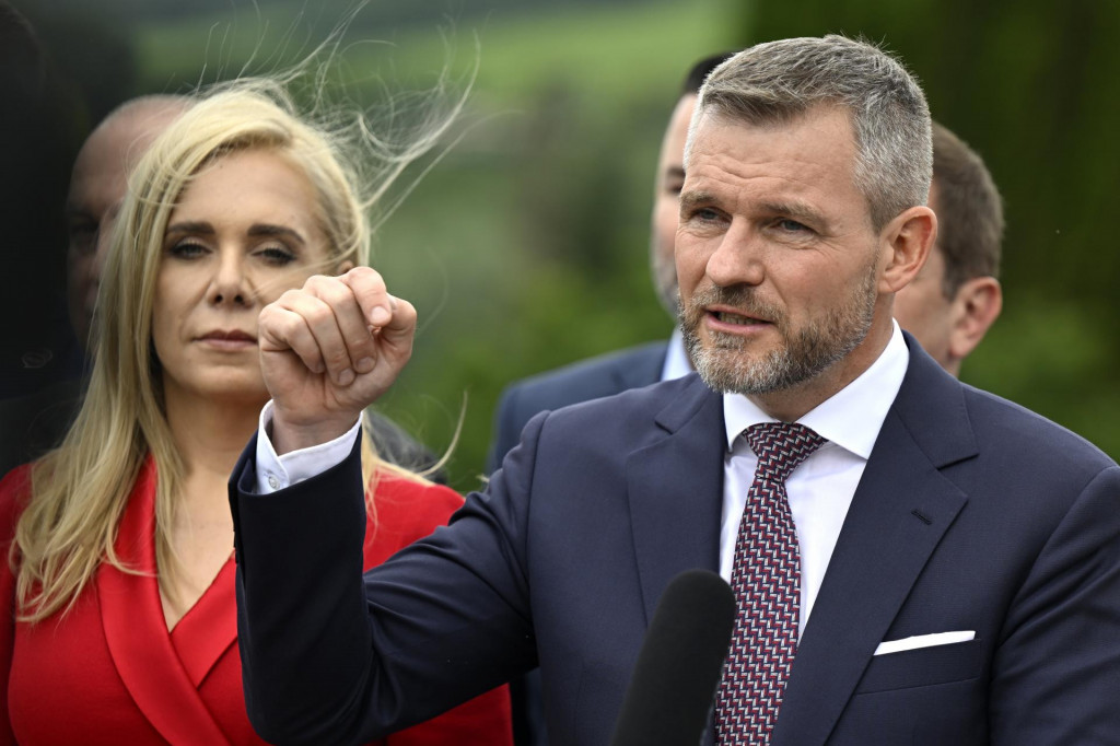 Predseda mimoparlamentnej strany Hlas-SD Peter Pellegrini. FOTO: TASR/Radovan Stoklasa