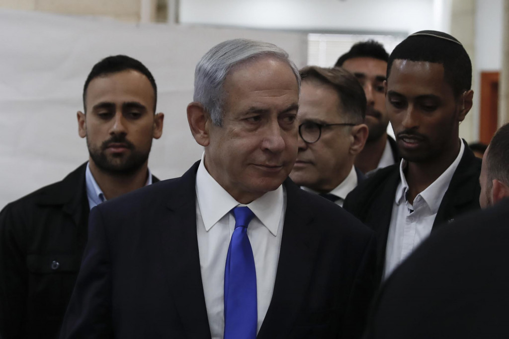 Súd v Jeruzaleme, ktorý sa zaoberá jednou z korupčných káuz izraelského premiéra Benjamina Netanjahua. FOTO: TASR/AP

