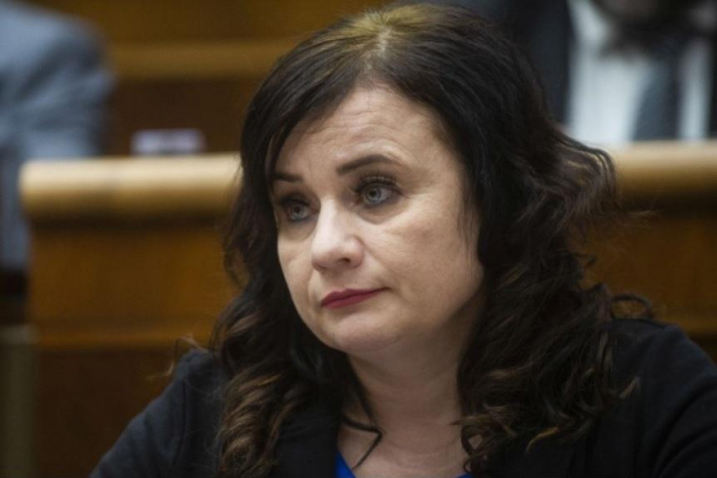 Poslankyňa Martina Brisudov&aacute;. FOTO: TASR/Jakub Kotian