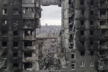 Väčšina bytov v Mariupole bola zničená. FOTO: REUTERS
