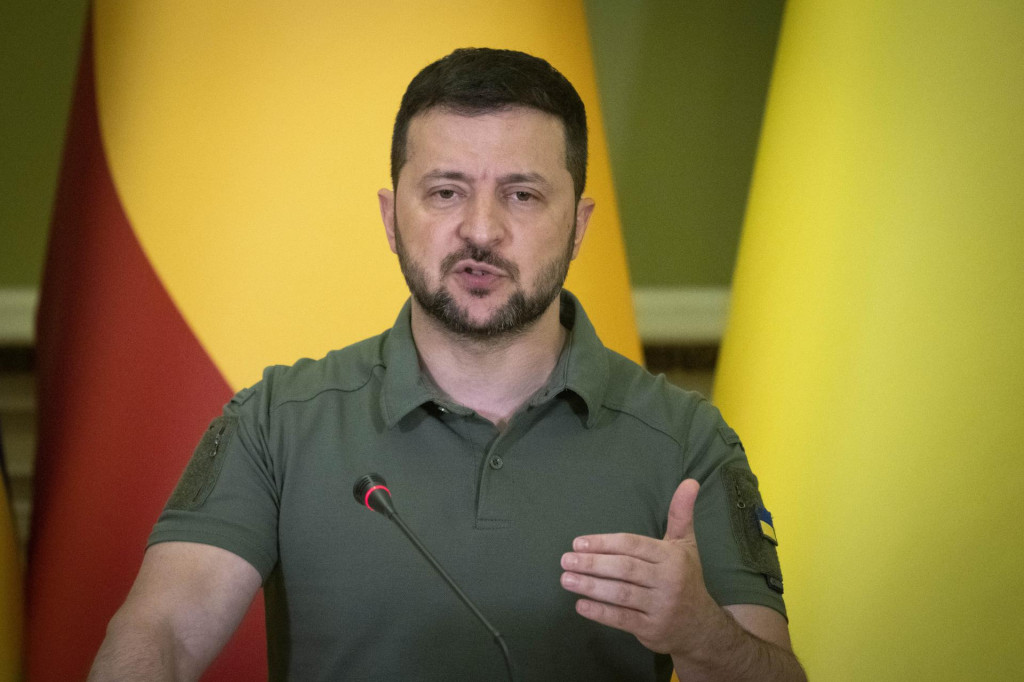 Ukrajinský prezident Volodymyr Zelenskyj. FOTO: TASR/AP