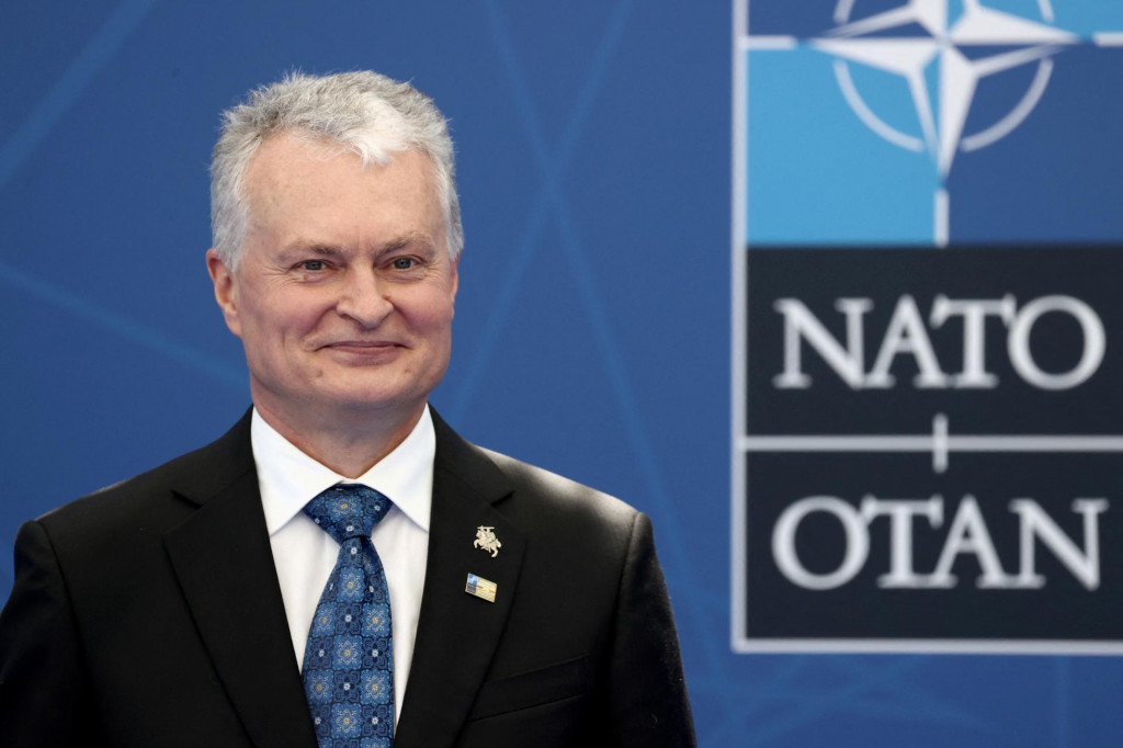 Litovský prezident Gitanas Nauseda. FOTO: Reuters