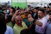 Predseda krajne pravicovej strany Vox Santiago Abascal. FOTO: REUTERS