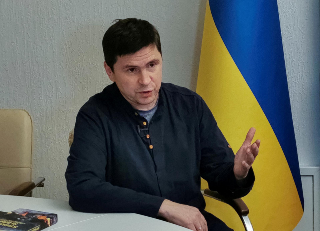 Pradca šéfa ukrajinskej prezidentskej kancelárie Mychajlo Podoľak. FOTO: Reuters
